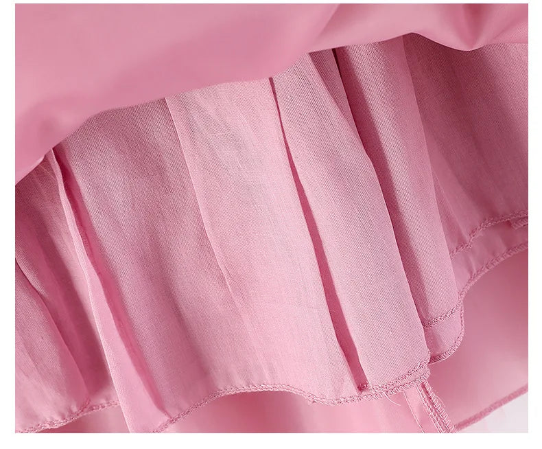 1 to 5 Yrs Kid Summer Baby Girls Ceremonial Dress Children's Pearl Tulle Princess Party Dresses For Wedding Tutu Perform Vestido