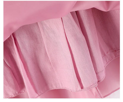 1 to 5 Yrs Kid Summer Baby Girls Ceremonial Dress Children's Pearl Tulle Princess Party Dresses For Wedding Tutu Perform Vestido