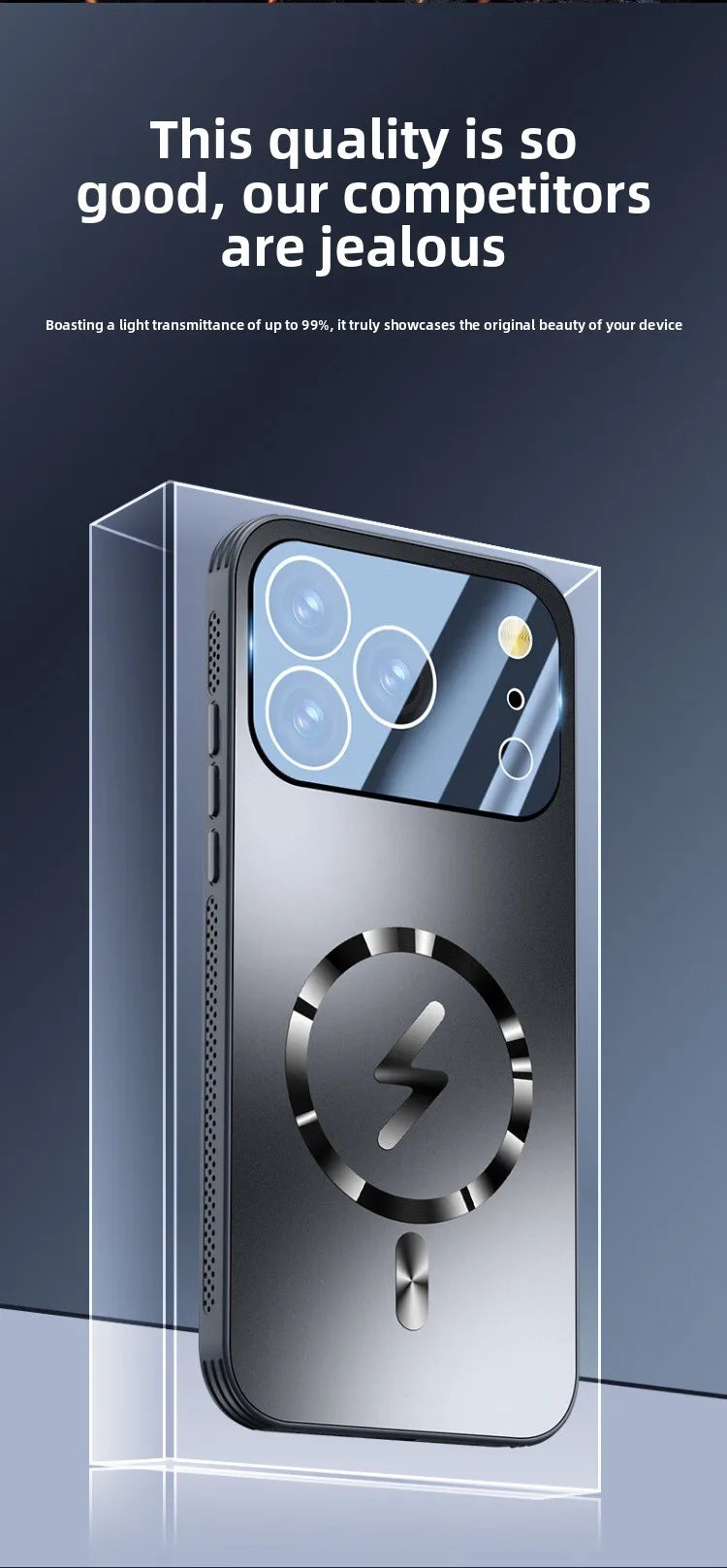 Magnetic Frosted iPhone 17 Pro Max 17pro Case with Heat Dissipation Full Protection for iPhone 17  Air Camera