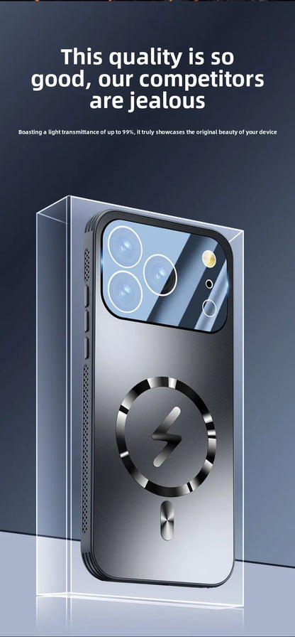 Magnetic Frosted iPhone 17 Pro Max 17pro Case with Heat Dissipation Full Protection for iPhone 17  Air Camera