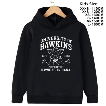Hoodies Kids Cartoon Anime Print Clothes Streetwear Basic Boys Tops Children Sweatshirts