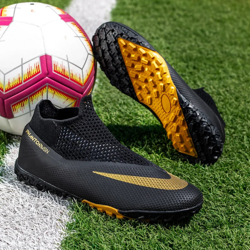 New Men Football Boots High-quality Soccer Shoes Soccer Cleats Professional Turf Training Shoes Ultralight Futsal Match Non-Slip