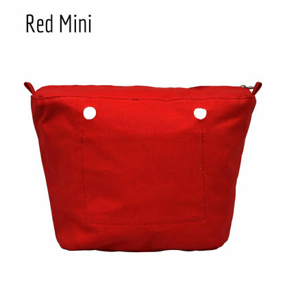 New Waterproof Inner Bag Organizer Insert Zipper Pocket for Classic Mini Obag Canvas Material for O Bag