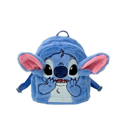 high-quality sewn plush backpack cartoon fashion 3D mini women's backpack large capacity cute children's school bag
