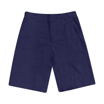 2025 Summer Cotton Linen Shorts for Men Solid Casual Button Pocket Beach Shorts Men's Comfortable Simple Vacation Leiture Pants