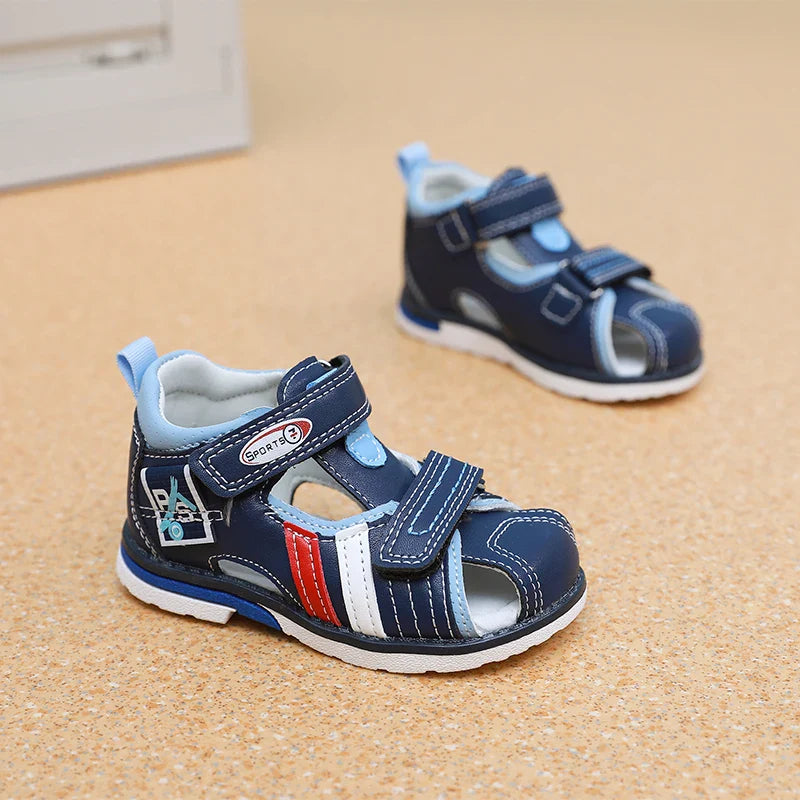 Summer New Sandals Boys Shoes Children Beach Shoes Non-Slip Closed Toe baby Sandals