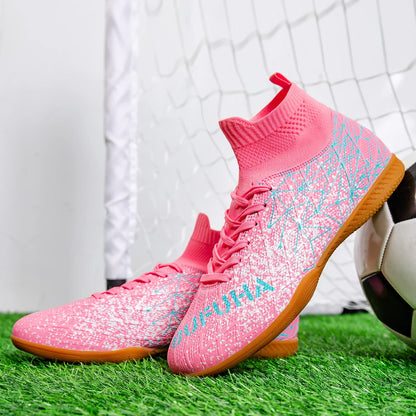 Men Soccer Shoes TF High-quality Breathable Unisex Football Boots Professional Sneakers Ultralight Match Hot Sale Women Match