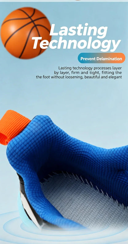 Summer Breathable Children's Sports Shoes Outdoor Basketball Shoes Kids Non-slip Platform Casual Sneakers For Boys Trainers
