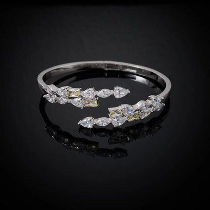 Choker Necklace Sets for Women Cubic Zirconia Choker Jewellery Set Dubai Saudi Party Engagement Accessory Bridal