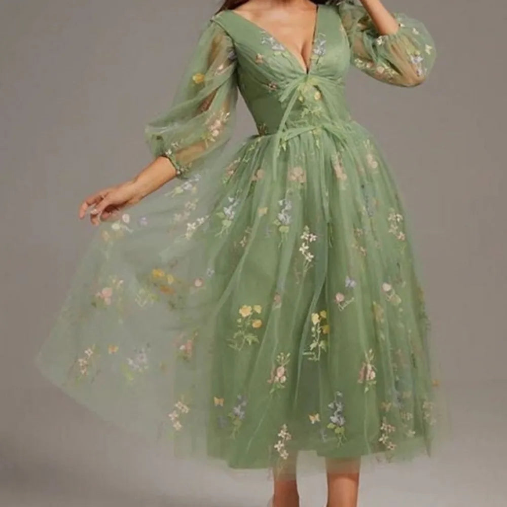 Wedding Dress A-line Floor-length Zipper Up Short Sleeves Prom Dresses Elegant Applique Formal Boning Dresses For Special Events