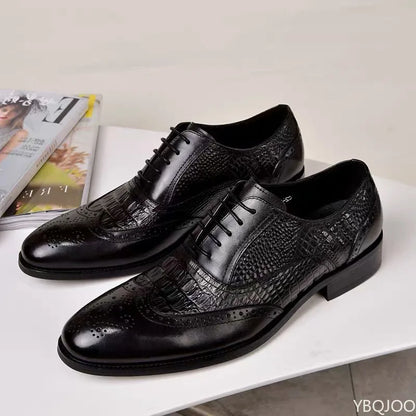 2025 Large Size Fashionable Men's Office Formal Shoes Low Cut Daily Comfortable Pointed Multifunctional Men's Wedding Shoes