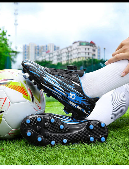 Kids Football Field Boots Boys Girls Indoor Society Football Shoes Futsal Non Slip Professional Fast Men Soccer Cleats Sneakers