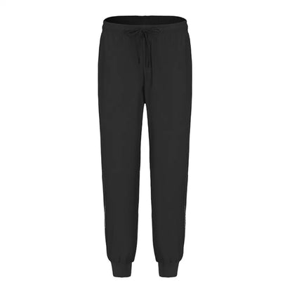 Ice Silk Thin Pants, Men's Summer Quick-Dry Design with Cuffed Ankle for Fitness and Casual Running