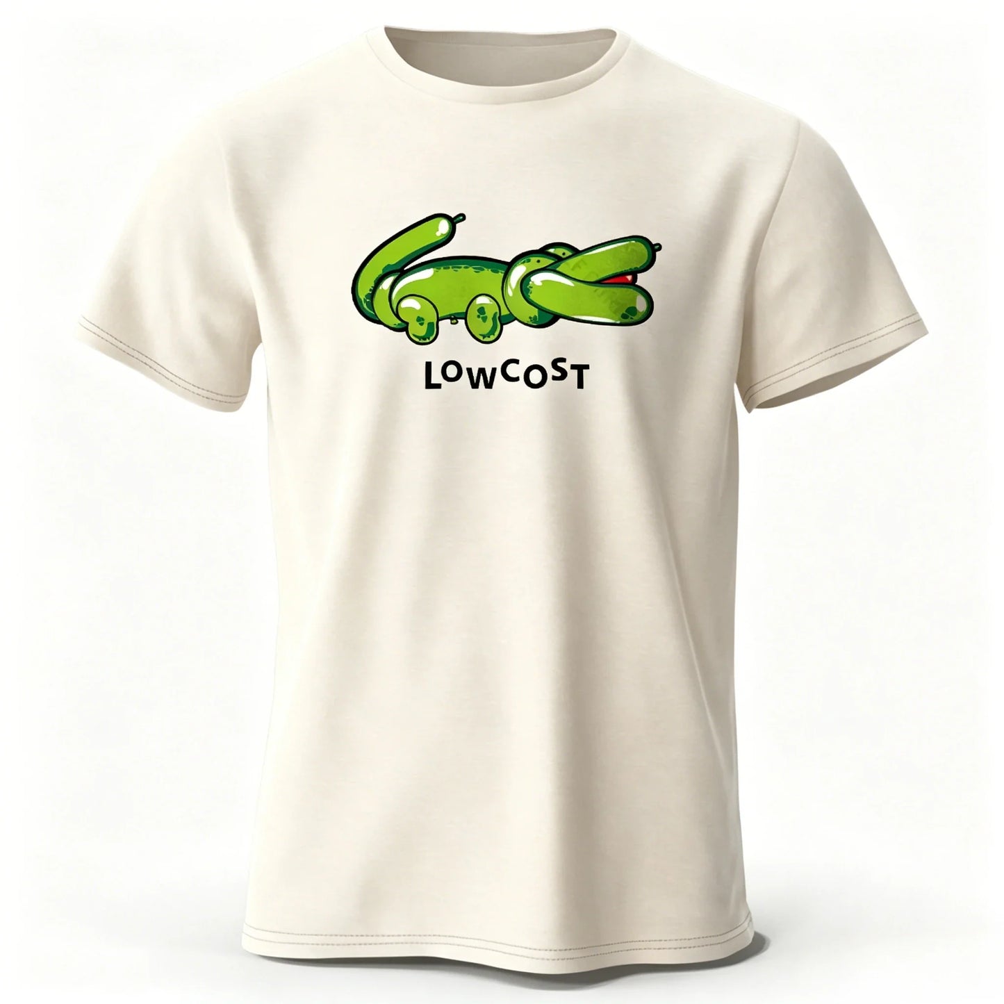 Men's Joke The Lowcost Printed T-Shirt Cotton Funny Graphic Tees Summer Tops Casual Streetwear Men's Clothing Women's T Shirt