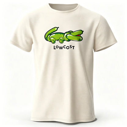 Men's Joke The Lowcost Printed T-Shirt Cotton Funny Graphic Tees Summer Tops Casual Streetwear Men's Clothing Women's T Shirt