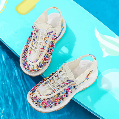 Hot Sale Kids Sports Sandals Summer Boys Beach Shoes Outdoor Sneakers Sandals Rubber Non-slip Casual Sandals for Children