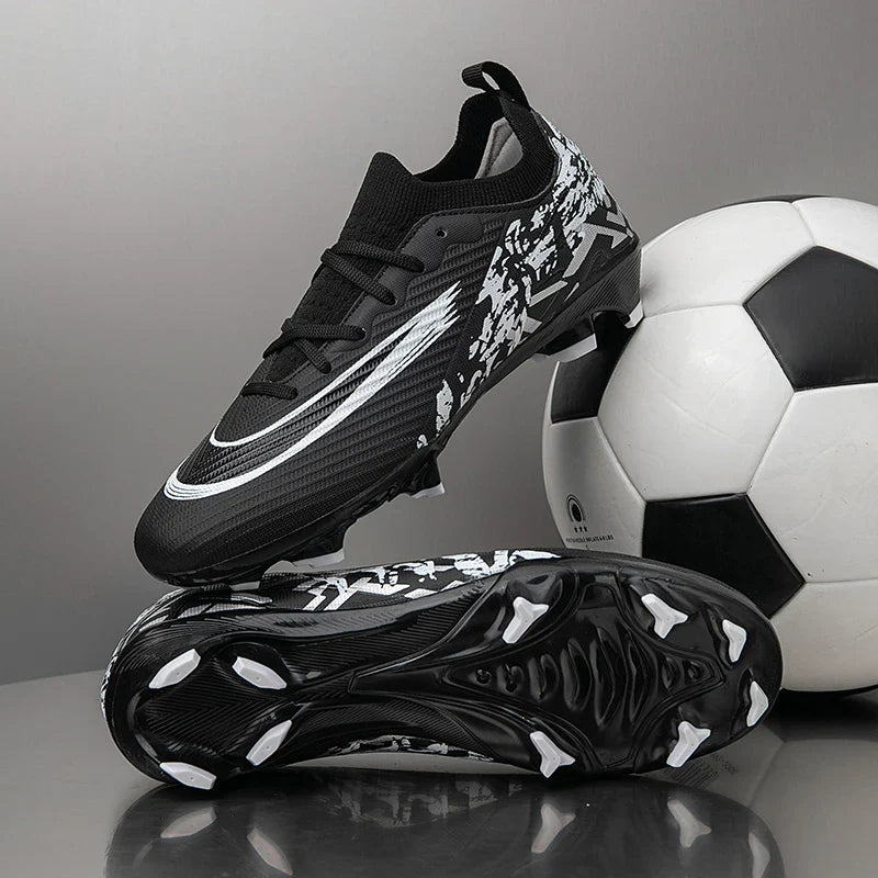 2025 Football Shoes Tiempo Legend 10 Elite FG Wear Resistant Shock Absorption Comfortable Anti-slip Round Head Long Spike