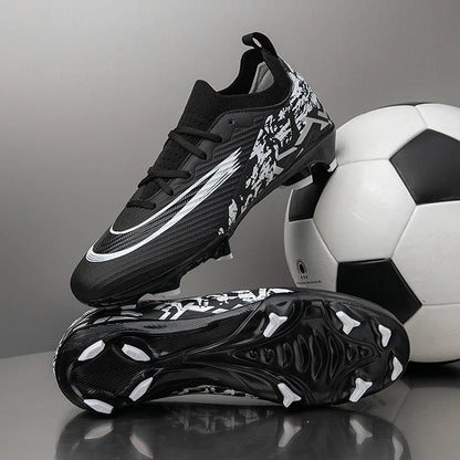 2025 Football Shoes Tiempo Legend 10 Elite FG Wear Resistant Shock Absorption Comfortable Anti-slip Round Head Long Spike