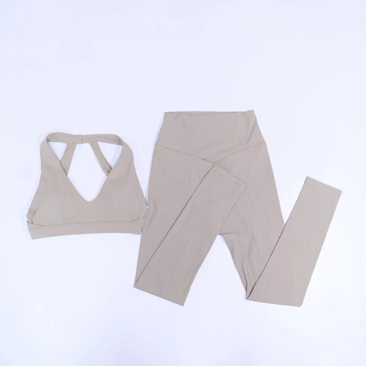 New Summer Women's Ultra Soft Sports Bra And Yoga Pants Set Fashionable Two-Piece Gym Workout Shock-Absorbing Underwear Suit