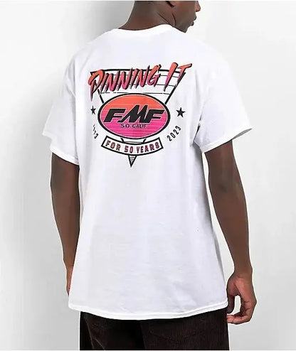 Racing Exhaust Ama Motocross T-shirt Round Neck Fashion Clothing Motorcycle Sweat Absorptive Breathable T-shirt Unisex