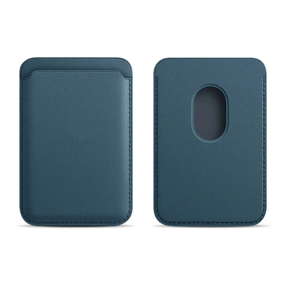 For Magsafe Wallet Card Holder Case For Apple iPhone 17 16 15 14 13 12 Pro Max Magnetic Leather Bag Adsorption Cover Accessory