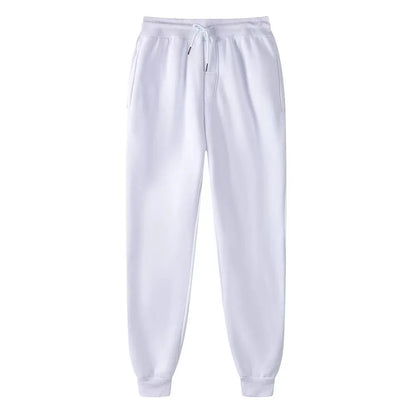 Sweatpants Spring Autumn Cotton Long Pants Jogger Trousers Casual Sports Men's and Women's Fitness Solid Jogging Running pants