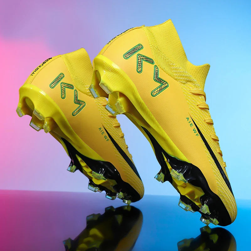 New Men Match Football Boots Ankle Non-Slip TF/FG Professional Soccer Shoes Boys Sneakers Comfortable Sports Shoes Unisex