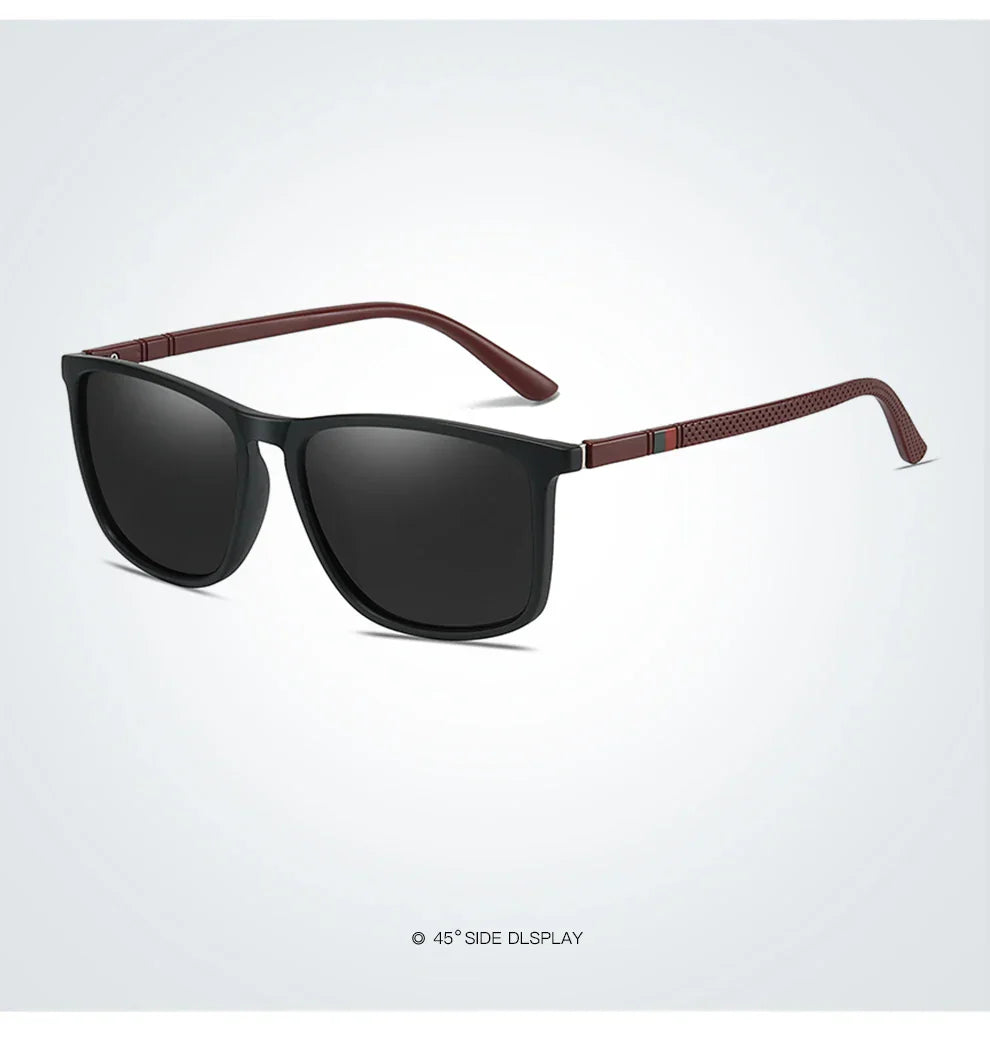 Luxury Square Vintage Polarized Sunglasses For Men Women Fashion Travel Driving  Sun Glasses Male TR90 Eyewear UV400