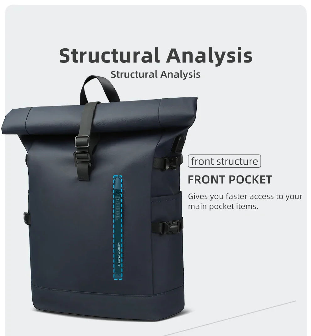 Large 15.6 Inch Laptop Backpack Men Anti-Theft Travel Backpack for Business University Bicycle School Backpack With USB Port