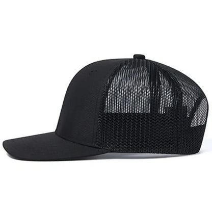 Unisex Cap Slight Curved Brim Style Trucker Hat  Men & Women Casual Outdoor Breathable Summer Cap