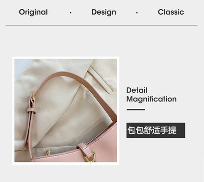 High-end small bag women's new Internet celebrity armpit bag versatile women's temperament baguette bag shoulder bag