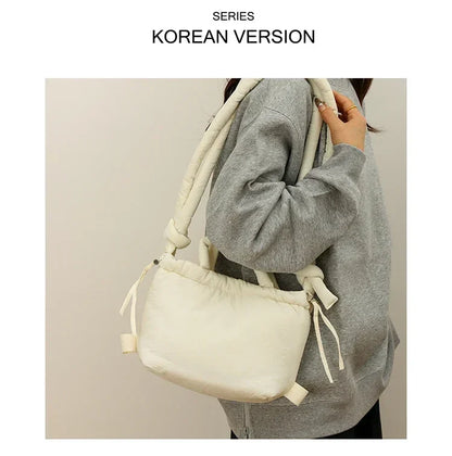 Colorful Nylon Small Square Shoulder and Crossbody Bags Super Cool Simple Versatile Handbags for Women 2024 Casual Hot Sale