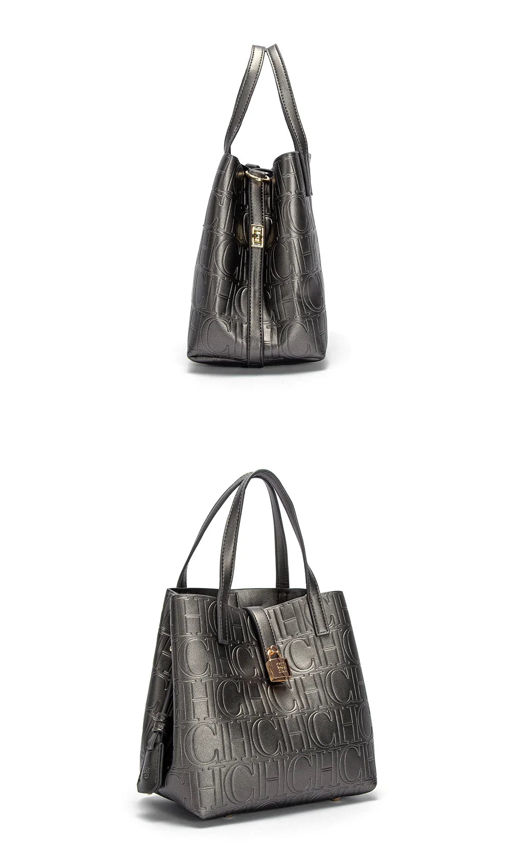 Classic Simple Solid Color Women's New 2024 Large Capacity Handbag Letter Element Women's Handbag