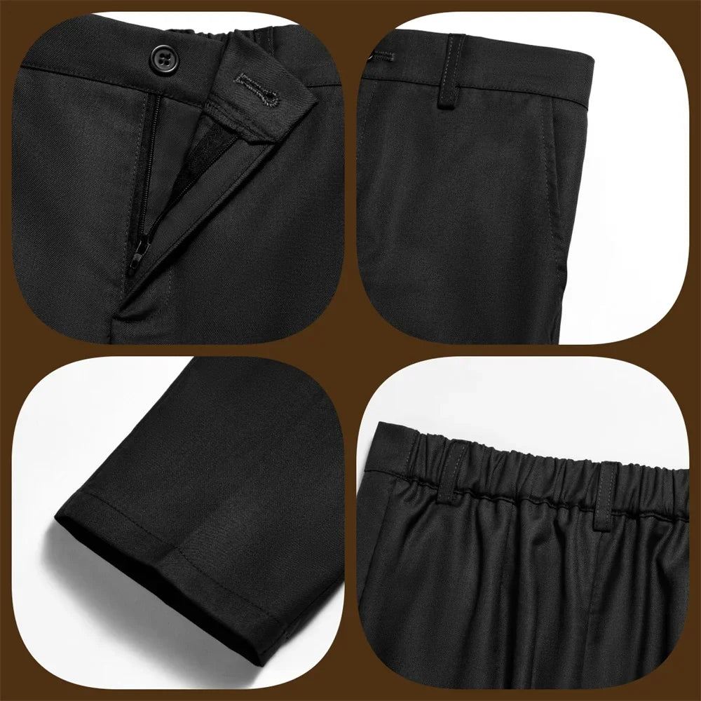 Hot Sale Stylish Suit For Boys Formal Banquet Graduation Coat Vest Pants Bow Tie Smart Quality School Performance Noble