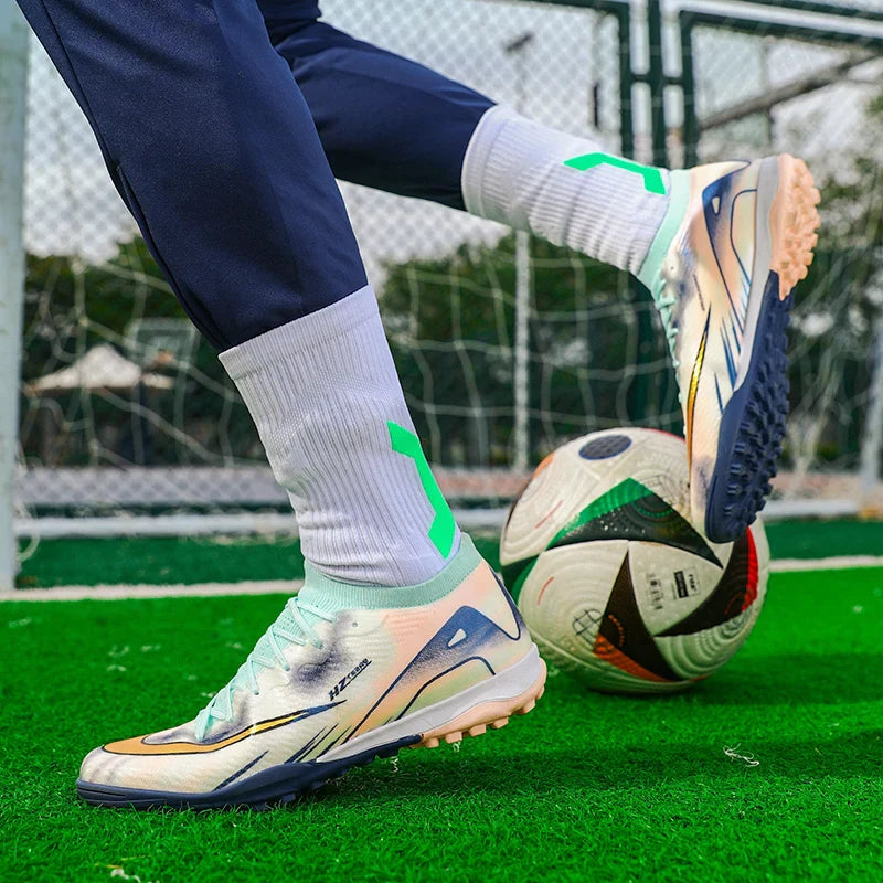 Soccer Cleats for Mens Womens Indoor Turf Soccer Shoes  TF Training Football Boots Unisex