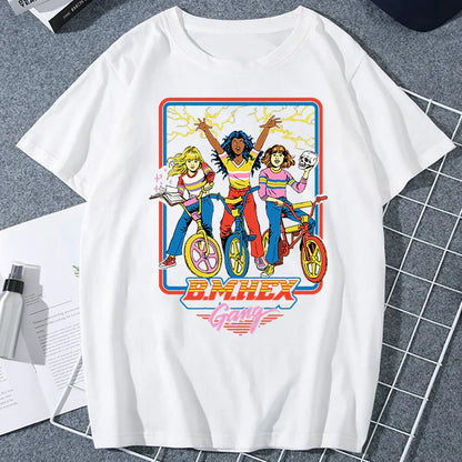 Let's Sacrifice Toby Horror Satanist Graphic Tops Unique Creative Cartoon Streetwear Unisex Scary Short-sleev Tee Ropa Hombre