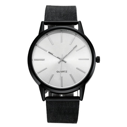 Fashion Women Watches Luxury Metal Analog Quartz Wristwatch Sliver Mesh Belt Simple Elegant Ladies Watch Relogio Feminino