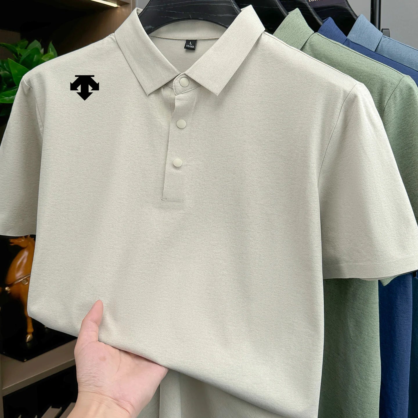 Designer's summer new men short sleeve business casual comfortable sports polo shirt exquisite brand best-selling embroidery top