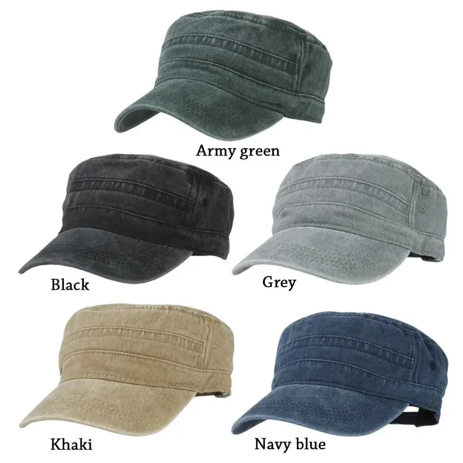 1PC Military Hat Camouflage Army Hat Men Women Baseball Cap Camo Military Cadet Combat Fishing Cap Flat Top Men's Hat