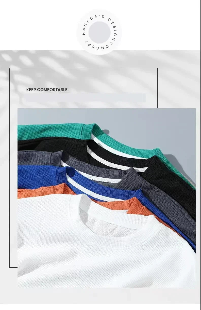 Fashionable casual men's sports suit short-sleeved T-shirt and outdoor summer sports shorts two-piece set daily casual