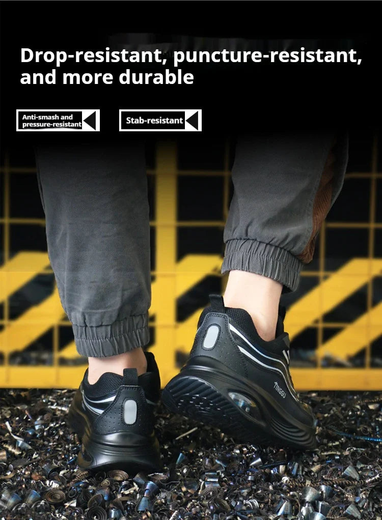 New insulated 10KV anti-smash and anti-puncture labor protection shoes Lightweight and breathable safety protection work shoes