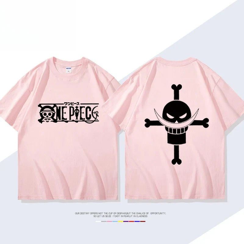 Printed Short Sleeve T-shirt Men's Women's Fashion Loose Cotton Top