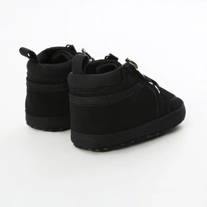 Baby Sneakers Infant Boys Girls Sports Shoes Toddler Casual Cotton Sole Anti-slip PU First Walkers Crawl Crib Basketball Shoes