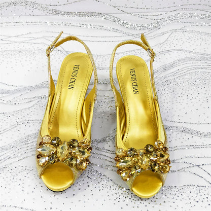2026 New INS Style Green Elegant High Heels & Matching Bag Set for Women – Popular Nigerian Designer Shoes for African Ladies