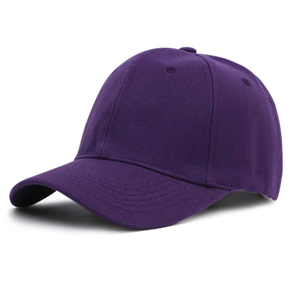 Men Women Multiple Colour Baseball Cap Peaked Cap Solid Color Adjustable Unisex Spring Summer Dad Hat Shade Sport Baseball Hats