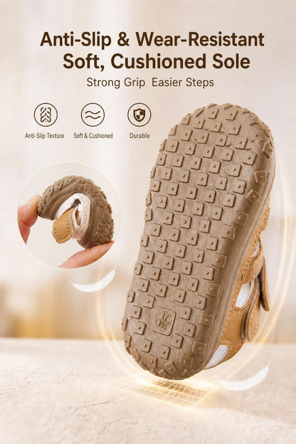 Hollow Out Summer Sandals For Children PU Leather Trend Fashion Boy's Girl's Sport Sandal Anti-slippery Ergonomics Kid's Sneaker