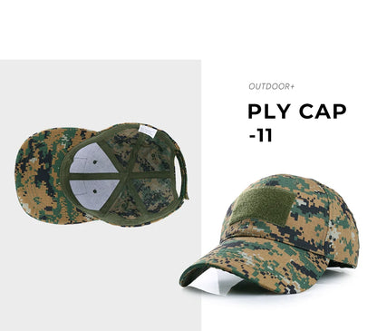 Outdoor Camouflage Adjustable Cap Mesh Tactical Skull Cap Army Airsoft Fishing