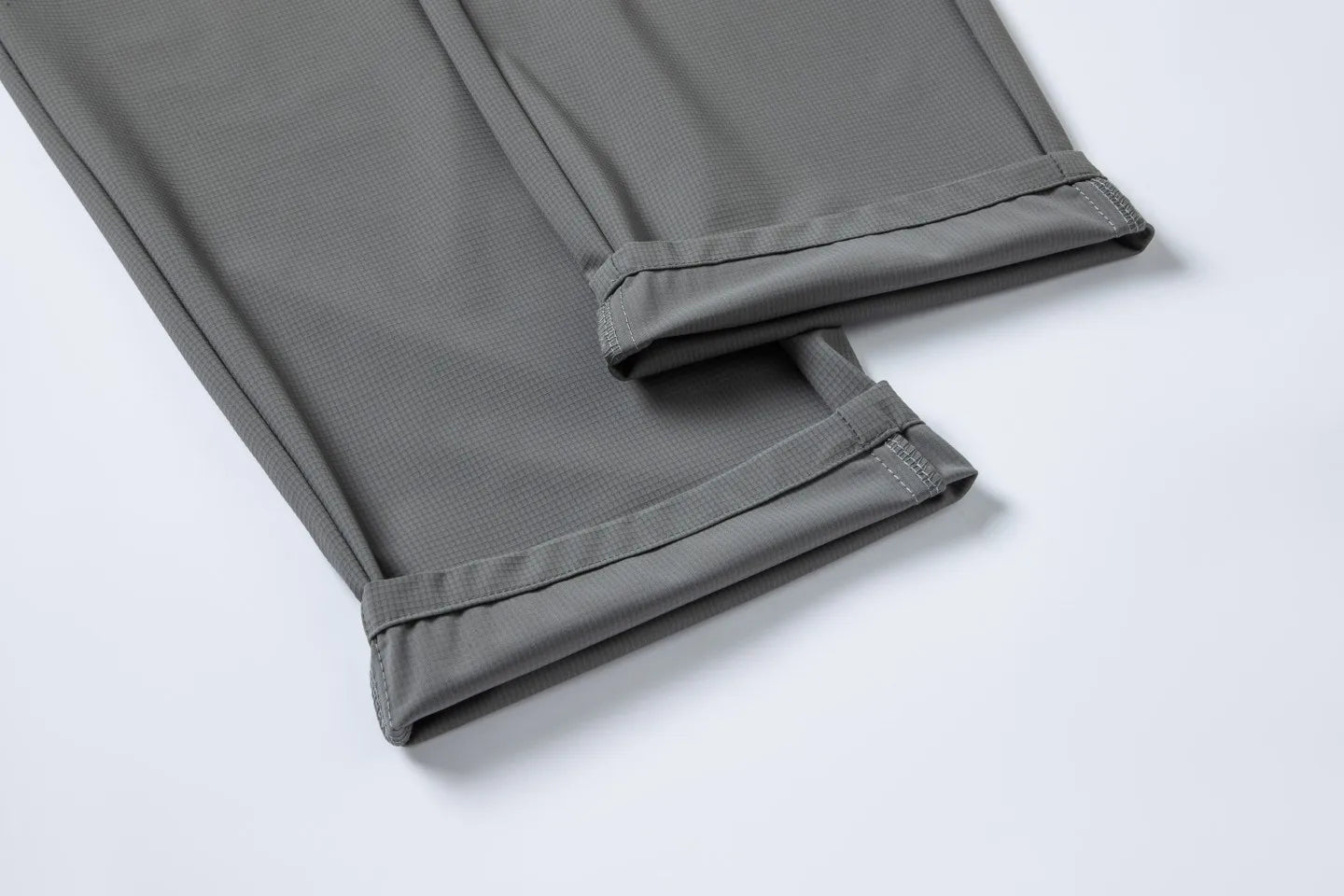 Men's Ice Silk Trousers High Stretch Micro-Grid Straight Leg Pants Business Casual Breathable YKK Zip Quick Dry Slacks 2026