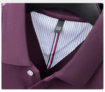High end brand 100% cotton long sleeve polo shirt fashion luxury pony embroidery business casual comfort new Paul men's T-shirt