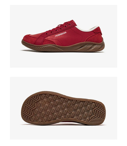 Women Men Barefoot Shoes Wide Toe Box Lightweight Sneakers Casual Color-Blocking Artificial Leather Walking Shoes